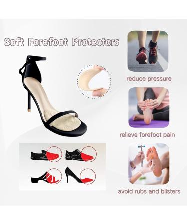 Metatarsal Pads Women Ball of Foot Cushions 3 Pairs Gel Pads Shoe Inserts for Pain Relief and Comfort - Buy Online on GoSupps.com