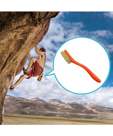 Two Stones Climbing & Bouldering Brush | Natural Boar's Hair | Durable Handle | Indoor/Outdoor Use | Black&Deep Blue - Buy Online on GoSupps.com