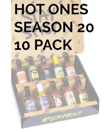 Hot Ones Season 20 Lineup Hot Sauce Challenge Kit - Ultimate Variety Pack for Spice Lovers - 5 fl oz Bottles  Natural Ingredients  Small Batch Production (10-Pack) - Buy Online on GoSupps.com