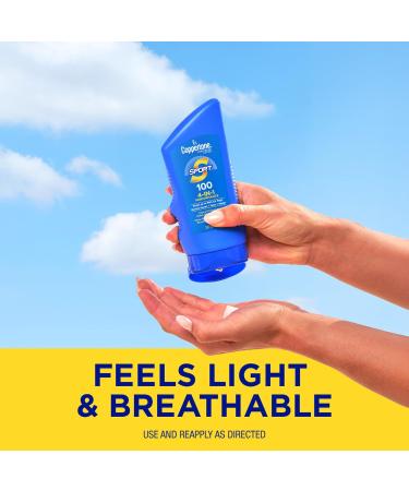 Coppertone SPORT Sunscreen Lotion Broad Spectrum SPF 100 (3 Fluid Ounce) (Packaging may vary) (Pack of 2) - Buy Online on GoSupps.com