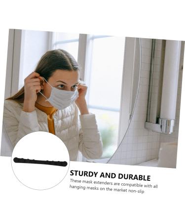 Magiclulu Face Mask - 18 STK Black Ear Hooks for Kids | Comfortable Extension Buckles for Anti-Le-Ears Hang - Buy Online on GoSupps.com