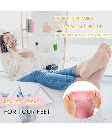 JaGely Moisturizing Gel Spa Socks for Dry Cracked Feet - 6 Pairs, Multicolored - Buy Online on GoSupps.com