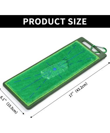 Golf Hitting Mat for Advanced Training with Swing Detection Technology - Indoor/Outdoor Practice Grass Mat 17 x 6 x 1 - Buy Online on GoSupps.com