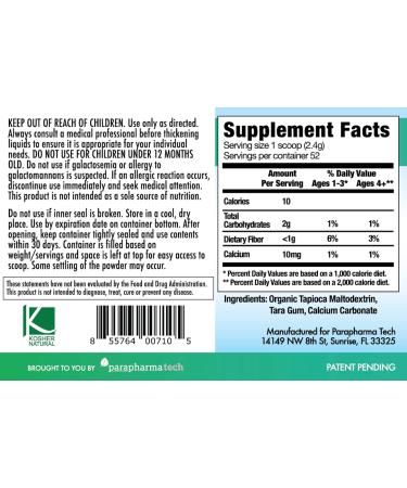 USDA Organic Purathick 4.4 oz | Thickens Hot & Cold Liquids for Dysphagia | Natural Solution - Buy Online on GoSupps.com