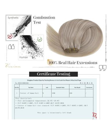 High-Quality Vivien Real Hair Extensions - Dirty Blonde to Platinum Blonde Jaw Extensions | 40cm 100g - Perfect for Sewing - Buy Online on GoSupps.com