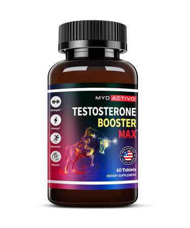 Testosterone Booster for Men, Natural Muscle Builder, Workout Supplement-60 Caplets