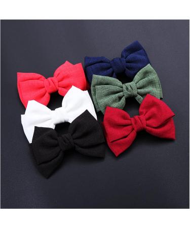Hair Pins For Women Women Hair Claw Headdress Hair Accessories 2 Layers Hair Bow Barrettes Linen Hair Clips Girls Hairgrips Ponytail Clips Fit For Women Hairpins Hair Accessories (Color : R) (Color : - Buy Online on GoSupps.com