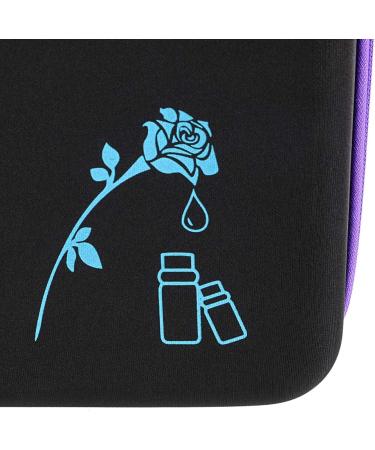 Buy BTSKY 108 Bottles Waterproof Essential Oils Carrier Bag - Large Capacity Nail Polish Storage with Foam Insert - Durable Hard Shell Organizer (Essential Oils Not Included) - Violet - Buy Online on GoSupps.com