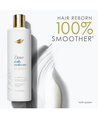 Dove Nutritive Solutions Moisturizing Conditioner 12 oz - 4 Pack | Deeply Nourishes and Detangles Dry Hair - Buy Online on GoSupps.com