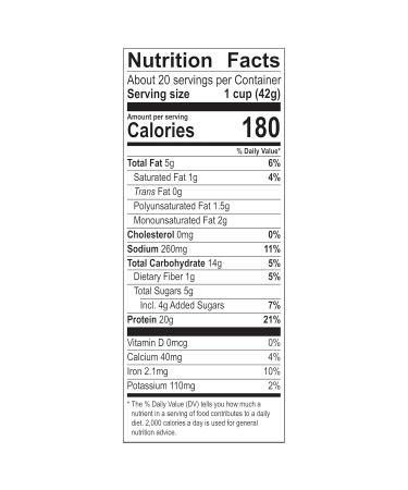 Premier Protein Mixed Berry Almond Cereal - 30oz, High Protein Breakfast & Snack with Real Berries and Almonds - Buy Online on GoSupps.com