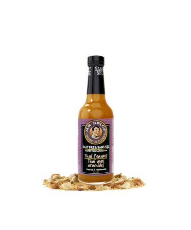 Mr. Spice Organic Thai Peanut Sauce - Salt-Free - Low Fat Marinade - Gluten Free - Vegan