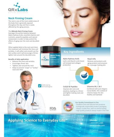 Neck Firming Cream - Tightening & Lifting Moisturizer for Sagging Skin - 2 fl oz - Buy Online on GoSupps.com