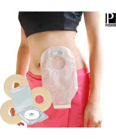 PushOn Elastic Barrier Rings - 4mm Thick Hydrocolloid Skin Extender for Colostomy Bags | Waterproof & Odor-Sealing | Pack of 20 - International Shipping Available - Buy Online on GoSupps.com