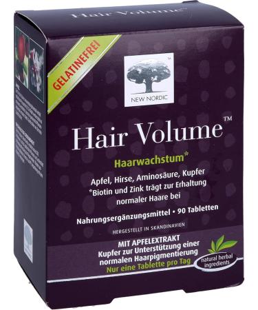 New Nordic Hair Volume Tablets - Boost Hair Growth & Thickness | 90 Count | International Shipping - Buy Online on GoSupps.com