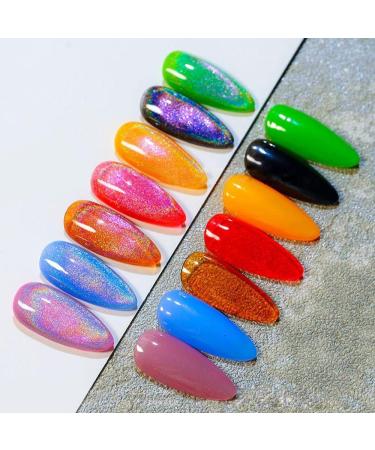 7ML Nail Art Shining Nail Gel Varnish Glossy Cat Eye Gel Colorful Universal Colorful Cat's Eye Glue Aurora - (Color: White) - Buy Online on GoSupps.com