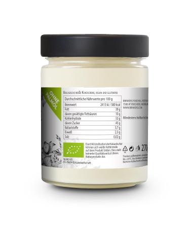 Brinkers La Vida Vegan Organic White Coconut Cream - 6 x 270g | Gluten-Free Tender Melt - Coconut Delight for Baking & Cooking - Buy Online on GoSupps.com