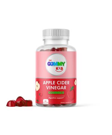 The Gummy Kid - Apple Cider Vinegar Gummy for Clone Detox and Cleanse Support Best Immunity and Health Supplement with folic Acid and Vitamin B12 60 Days Supply.