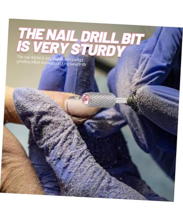 Ipetboom Manicure Nail Bits Nail Drill Flame Nail Drill Bits for Acrylic Nails Remove Nail Polish Drill Bits Nail Polish Bit Nail Manicure Accessories Nails File Bit Diamond Tungsten Steel 7x1.2cm - Buy Online on GoSupps.com