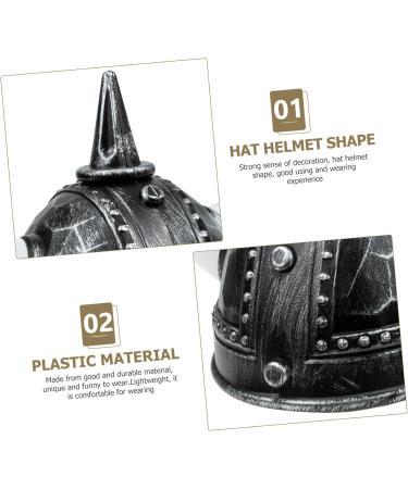 COLLBATH Viking Horn Hat Kids Viking Hat Headdress Devil Medieval Knight Decor Cap Mens Hats Helmet for Adults Viking Hat and Beard Casque Viking Helmet Women Viking Helmet Kids Fur Plastic 30x26cm Assorted Color2 - Buy Online on GoSupps.com