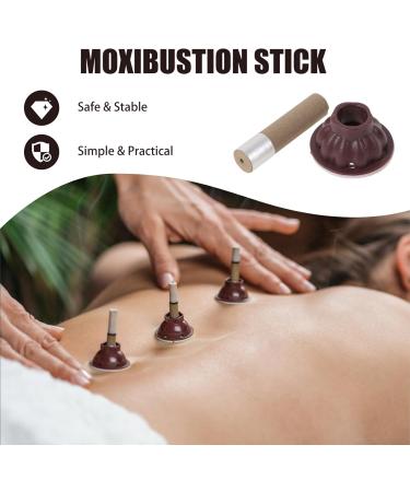 Minkissy 50 Sets Moxa Sticks - Portable Moxibusstation for Pain Relief - Cervical Spondylosis Shoulder & Neck Waist & Legs - Buy Online on GoSupps.com