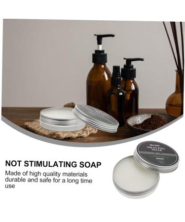 FRCOLOR 2pcs Handmade Beard Shaving Cream - Natural Nourishing Shaving Soap for Men | Super Smooth Travel Shave Essential - Buy Online on GoSupps.com
