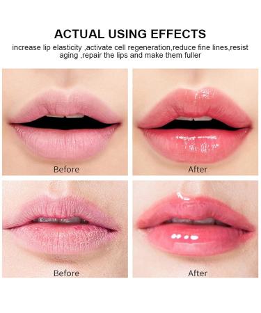 Cozzo Lip Plumper Serum - Vitamin E, Transparent Toot Lip Oil, Moisturizing Gloss for Plump Lips & Reduce Fine Lines (1 PCS) - Buy Online on GoSupps.com
