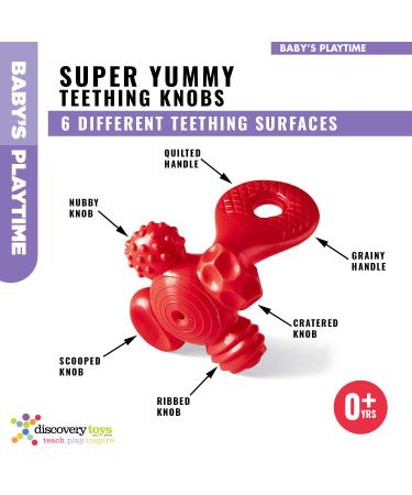 Discovery Toys Super Yummy Teether | BPA-Free Teething Toy for Infant, Baby, and Toddler - Buy Online on GoSupps.com