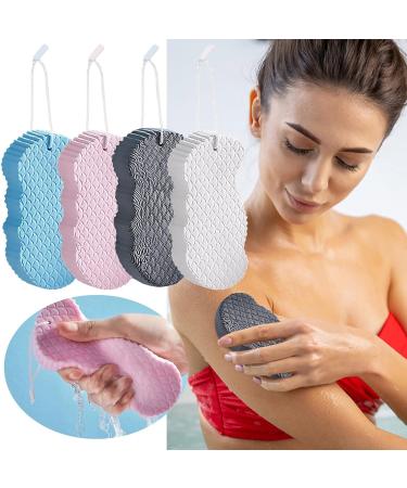GONEBIN Ultra Soft Bath Sponge for Gentle Exfoliation - Gray | Adults, Children, Pregnant Women | Spa Scrub, Dead Skin Removal - Buy Online on GoSupps.com