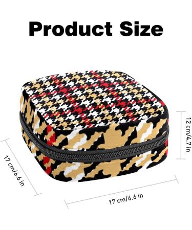 Womens Bonds Storage Pockets Still Pad - Multi Color Plaid Portable Period Kit Bag | Feminine Product Bag for Women & Girls - Buy Online on GoSupps.com