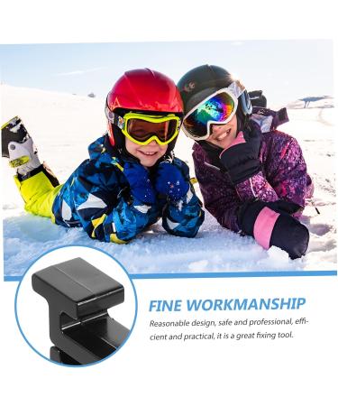 Hapinary Helmet Mask Hooks - Ski Helmet Accessories | Ear Protector Clips & Sports Mask Holders | Durable PVC Bracket 4x2x1cm - Buy Online on GoSupps.com