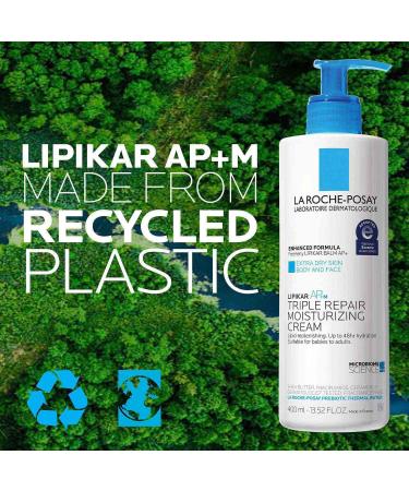 La Roche-Posay Lipikar Triple Repair Body Cream - Shea Butter & Niacinamide Lotion for Dry Skin - 13.52 Fl Oz - Buy Online on GoSupps.com