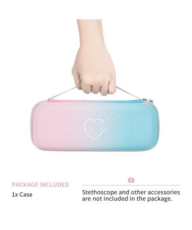 Yinke Stethoscope Case for 3M Littmann Classic III Lightweight, Cardiology IV - Nurse Gift Hard Organizer Gradient Travel Carry Bag - Buy Online on GoSupps.com