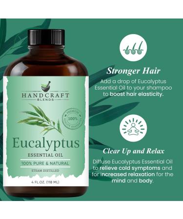 Handcraft Blends Forest Air Set: Eucalyptus and Cedarwood Essential Oils (2 x 4 Fl Oz) 100% Pure & Natural for Diffuser Aromatherapy and DIY Projects - Buy Online on GoSupps.com