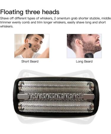 Buy 30B Replacement Shaver Foil Head & Cutter for Braun 7000 & 4000 Series - Compatible with Models 7475 7493 7497 7504 7505 7510 7511 7514 7515 - International Shipping Available - Buy Online on GoSupps.com