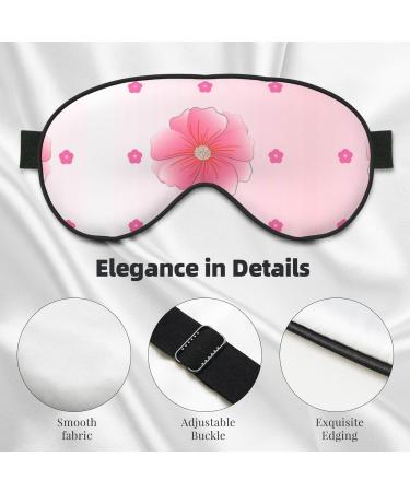 Blooming Carnations Eye Mask | Soft Adjustable Sleep Mask for Men & Women | Nighttime Comfort - Buy Online on GoSupps.com