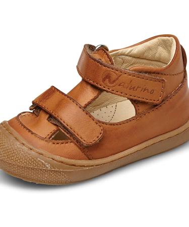 Naturino Puffy-Leather Shoes 4 UK Brown - Stylish and Comfortable Footwear for Kids - Buy Online on GoSupps.com