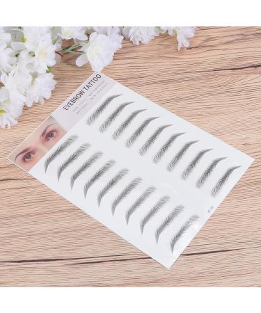 STOBAZA Lot de 2 Autocollants de Sourcils Effet Relief Noir Transfert Facile et Naturel Outil Maquillage Sourcils pour Hommes et Femmes et Look Instantan  - Buy Online on GoSupps.com
