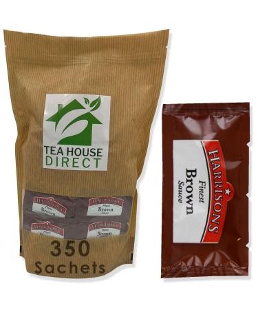 Harrisons Brown Sauce Packets | Flavorful Versatility at Your Fingertips | 350 Sachets