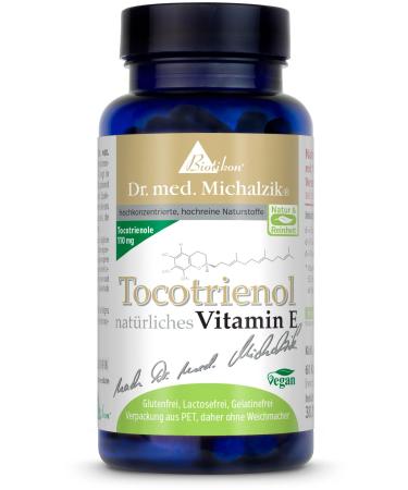Tocotrienol Natural vitamin E Dr.med.Michalzik - Tocotrienol 110 mg + gamma -toc. 52.5 mg + Delta-toc. 16 mg - without additives - from Biotikon  - Buy Online on GoSupps.com