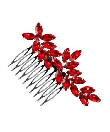 Beavorty Bridal Headwear Diamond Hair Accessories Hair Comb Clips Bridal Hair Comb Hair Combs for Wedding Hair Combs for Women Decorative Hair Side Combs Wedding Hair Clips for Brides