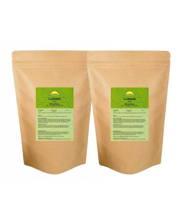 Bonemis L-Leucine (amino acid) vegan 1 kg (2 bags of 500 g each) premium quality without additives