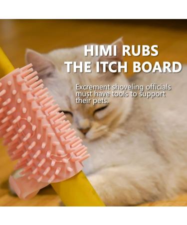 ABCOOL Cat Self Grooming Comb Brush - Catnip Flavor Massage Tool for Kitten, Puppy - Soft Silicone Pins - Hair Shedding, Trimming - Blue - Buy Online on GoSupps.com