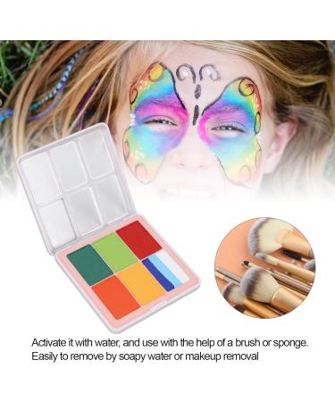  YIZISECCE Face and body paint 8 colors 6 water-activated grids 38.6 g for Christmas parties - Buy Online on GoSupps.com