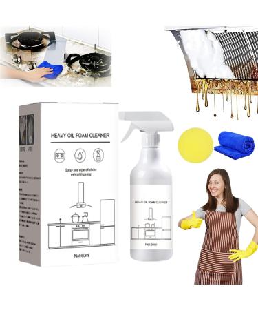 Splash Foam Spray - Splash Foam Spray Oven Cleaner Splash Foam Spray All Purpose Cleaner Splash Foam Spray Cleaner for Grease Removal Splash Spray Cleaner for Oven Stovetop Refrigerator (1Pcs)