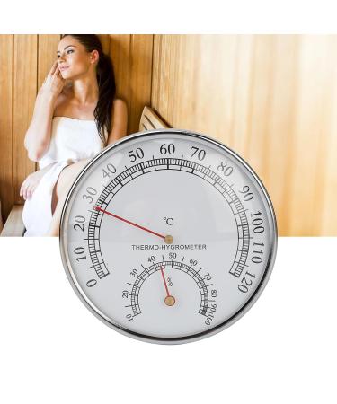High-Precision 2-in-1 Thermo Hygrometer & Household Thermometer | Sauna Space Thermometer 0-120 C | Clear Scale Measuring Device for Home - Buy Online on GoSupps.com