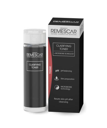 Remescar clarifying facial water 200ml - prepares the skin on serums and moisture creams - refreshing & gentle facial tonic - restores the pH of the skin - facial cleaning