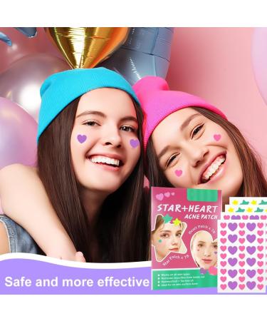 EIH1 4 Sheets 156 Pieces Acne Pimples Patches Hydrocolloid Pimples Star Patches Hydrocolloid Patch Acne Pimple AntiAcne With Tea Tree Oil Salicylic Acid - Buy Online on GoSupps.com