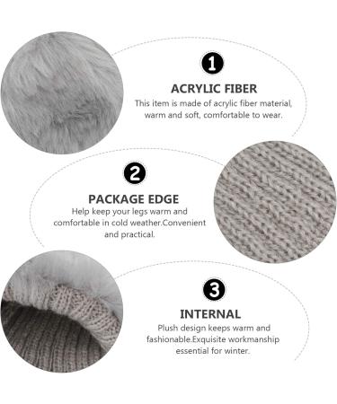 ToddMomy 3 Pairs Luxury Faux Fur Boot Covers | Fluffy Leg Warmers & Shoe Socks for Ultimate Comfort - Shop Internationally Now! - Buy Online on GoSupps.com