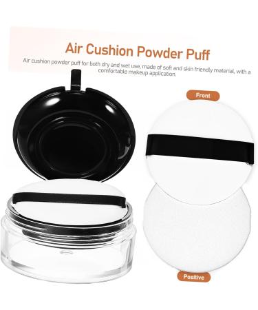 FRCOLOR Powder Puff Cosmetics Empty Cushion Compact Case Travel Size Containers Box Packaging Material Round - Buy Online on GoSupps.com
