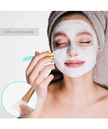 OBSCYON 6-Piece Soft Silicone Face Scrubber Set for Pore Cleansing and Lip Exfoliation - Facial Cleansing Brush, Mask Brush, Lip Brush - Skin Care Tools - Buy Online on GoSupps.com